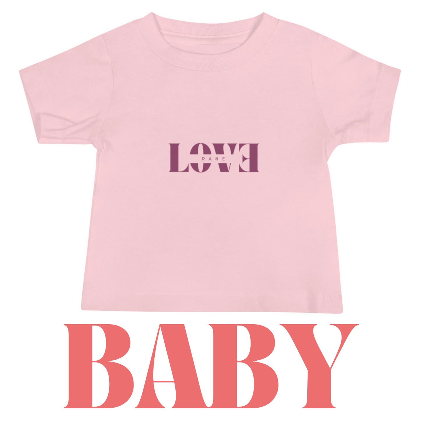 LOVE RARE PINK BABY TEE