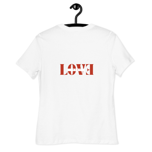 WOMEN'S LOVE RARE WHITE TEE