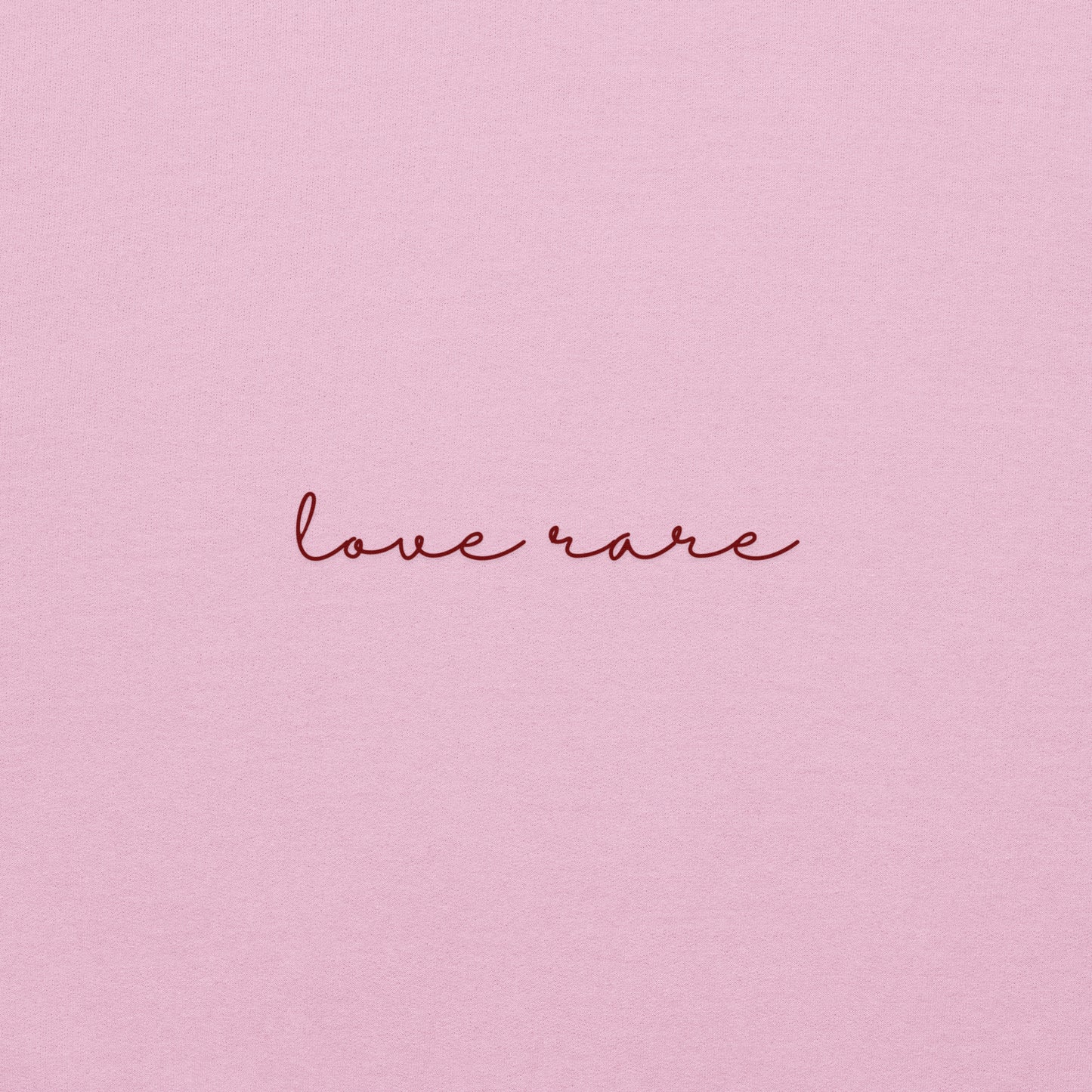 LOVE RARE PINK SWEATSHIRT