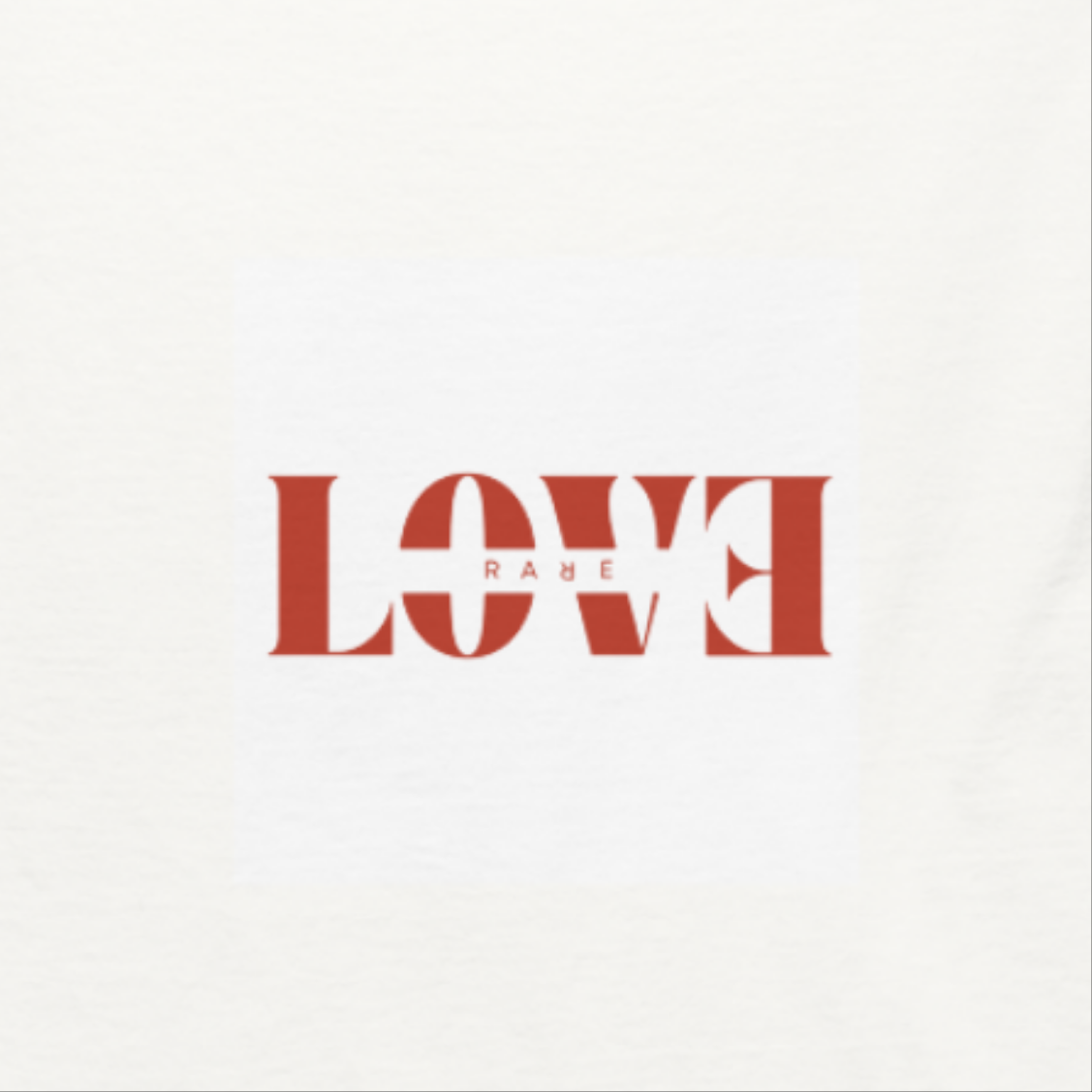 WOMEN'S LOVE RARE WHITE TEE