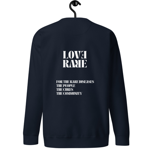 LOVE RARE MANTRA BLUE HOODIE