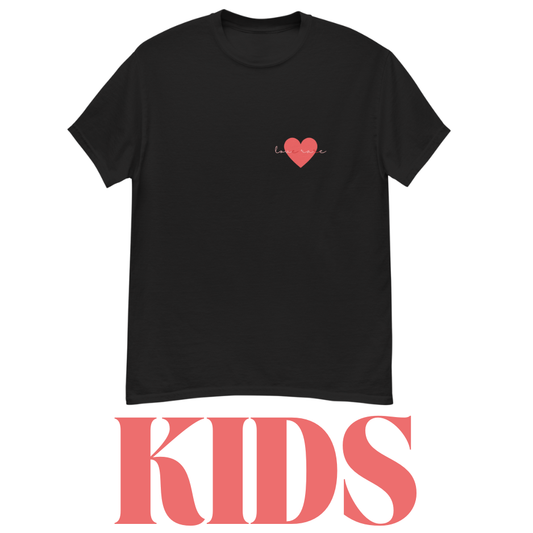 KIDS LOVE RARE BLACK TEE