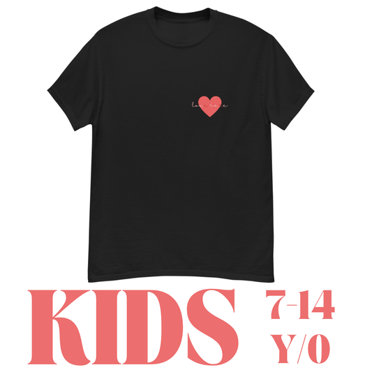 LOVE RARE KIDS BLACK TEE
