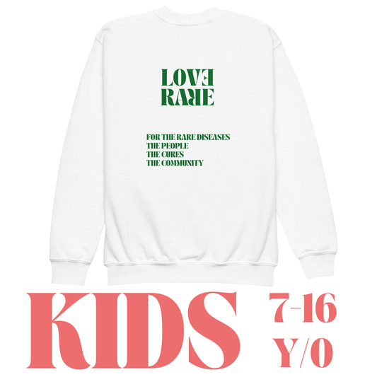 LOVE RARE KIDS WHITE SWEATSHIRT