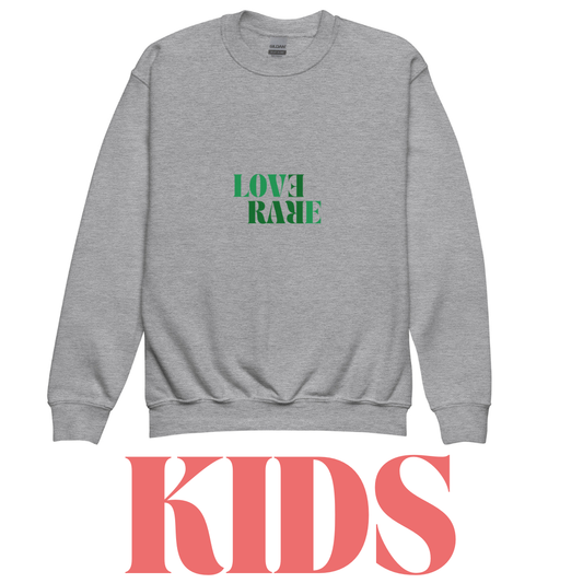 KIDS LOVE RARE GREY SWEATSHIRT