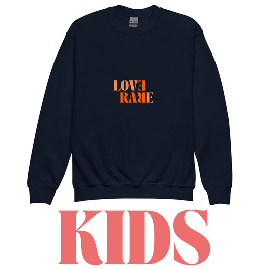 KIDS LOVE RARE NAVY SWEATSHIRT